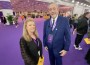 Harry Miller chats with Deb Cooper about Westminster at the Javits Center Harry Miller chats with Deb Cooper about Westminster at the Javits Center